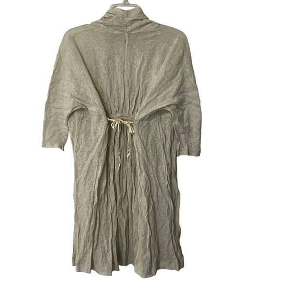 NWT Anthropologie Knitted & Knotted Crinkled Open Front Cardigan with ties Boho - Picture 6 of 15